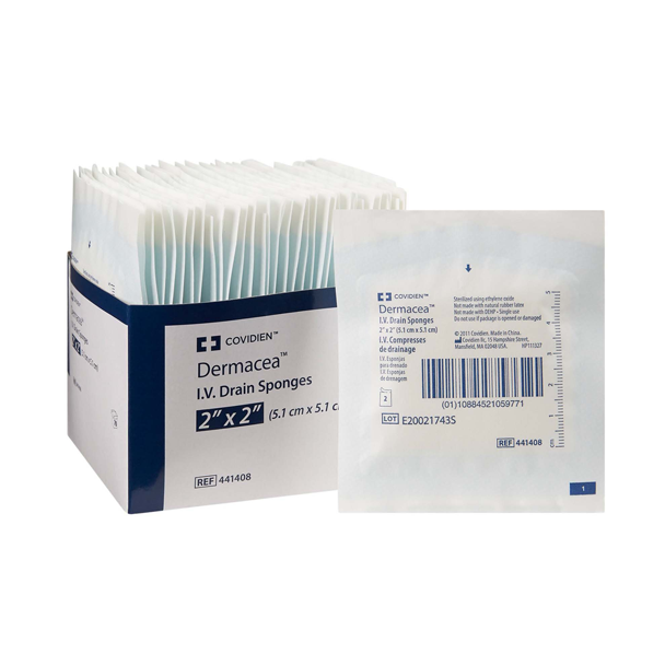 Dermacea Non-Woven IV Sponge (2" x 2")
