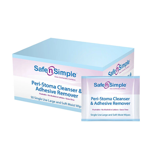 Peri-Stoma Cleanser & Adhesive Remover Wipes