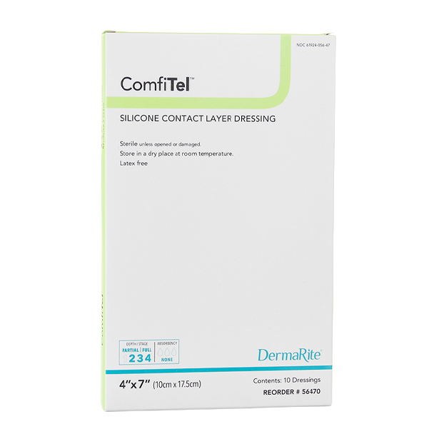 ComfiTel Silicone Contact Layer Dressing