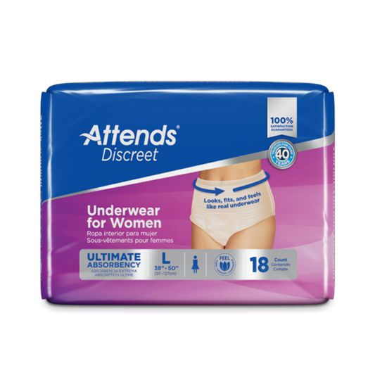 Attends Discreet Women's Protective Underwear