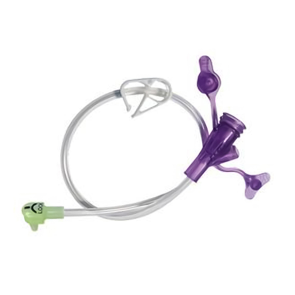 Right Angle Dual ENFit Y-Port Feeding Set (12")