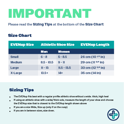 EVENup® Orthotic Shoe Lift