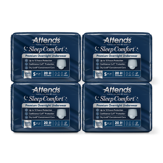 Attends Sleep Comfort Premium Overnight Underwear