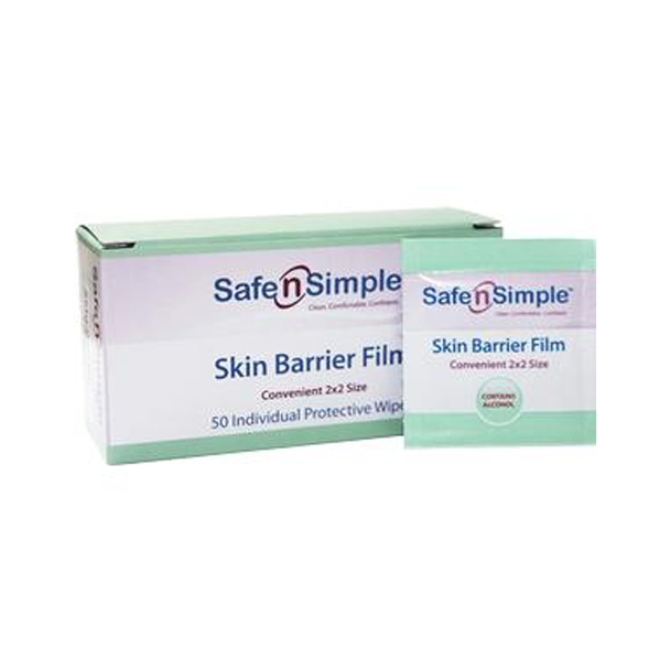 Skin Barrier Film Wipes with Alcohol (2" x 2")
