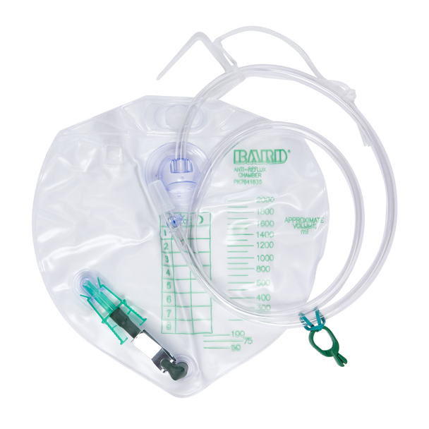 Urinary Drainage Bag with Anti-Reflux Chamber (2000 mL)