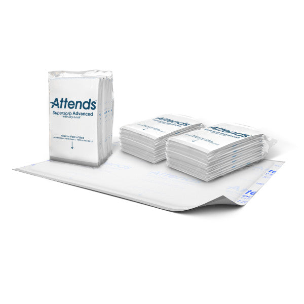 Attends Healthcare Products Supersorb Advance Premium Underpad ASB-300, 30" x 36" - Pack of 5