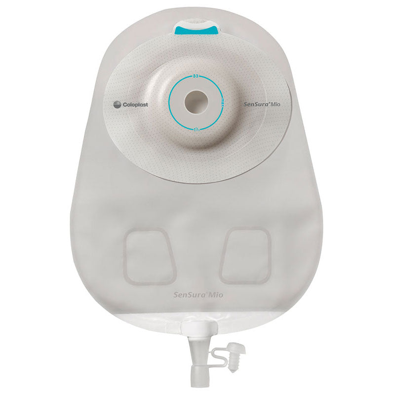 Coloplast SenSura Mio 1-Piece Urostomy Pouch Convex Light, Midi, Opaque, Cut-to-Fit (Box of 10)