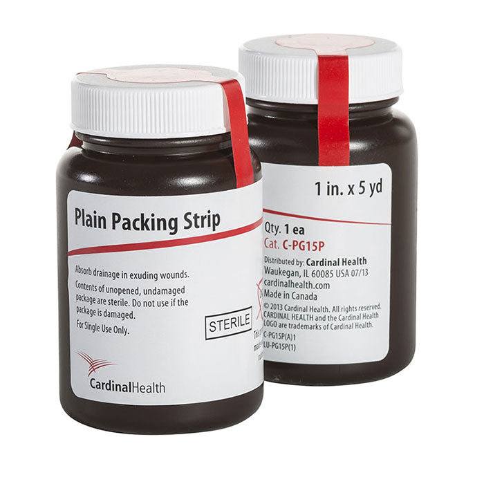 Cardinal Health Med C-PG15P Sterile Plain Packing Strip 1 inch x 5 yards
