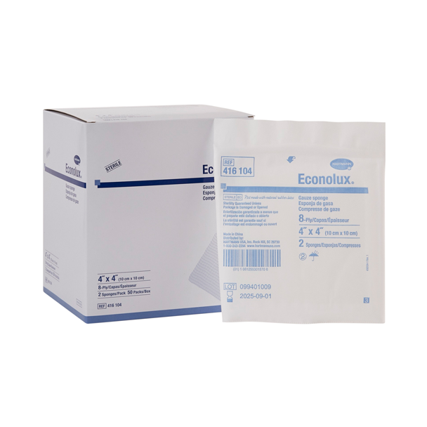 Econolux Gauze Sponges (4" x 4")