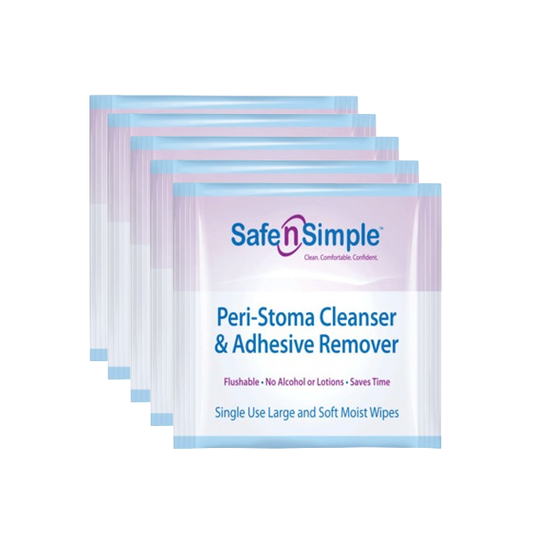 Peri-Stoma Cleanser & Adhesive Remover Wipes