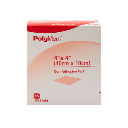 PolyMem Non-Adhesive Foam Dressing (4" x 4")
