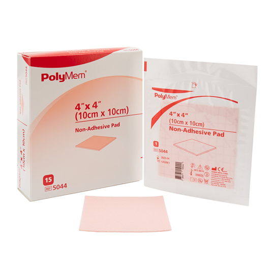 PolyMem Non-Adhesive Foam Dressing (4" x 4")
