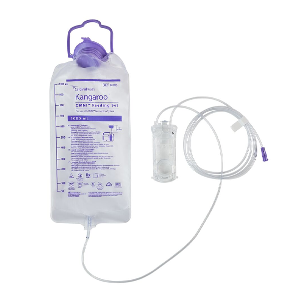 Kangaroo OMNI Feeding Set with Flush Bag Option (500 mL/1000 mL)