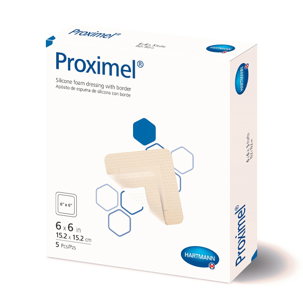 Proximel Silicone Bordered Foam Dressing