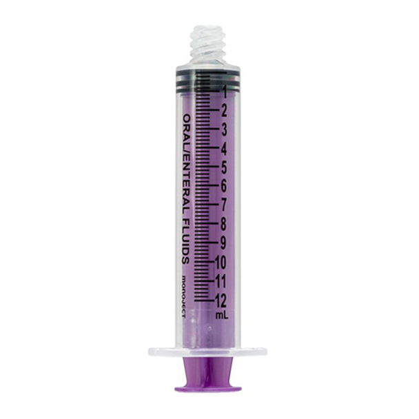 Monoject Purple Oral ENFit Syringe