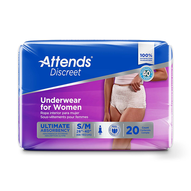 Attends Discreet Women's Protective Underwear