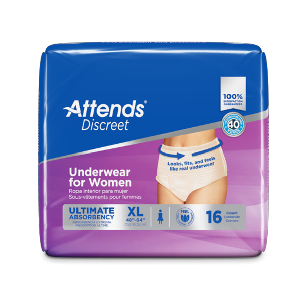 Attends Discreet Women's Protective Underwear
