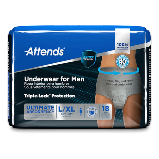 Attends Discreet Men's Protective Underwear