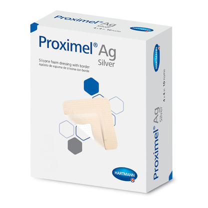 Proximel AG Silicone Bordered Foam Dressing