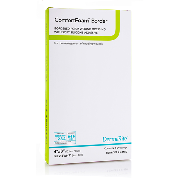 ComfortFoam Silicone Border Foam Dressing