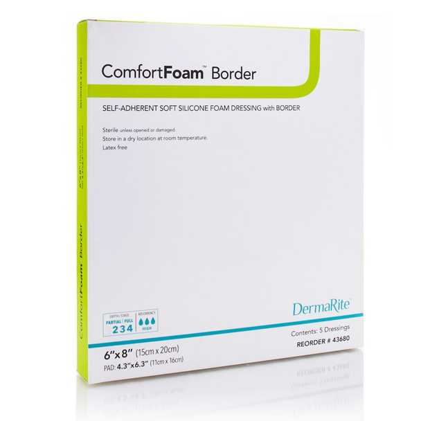 ComfortFoam Silicone Border Foam Dressing