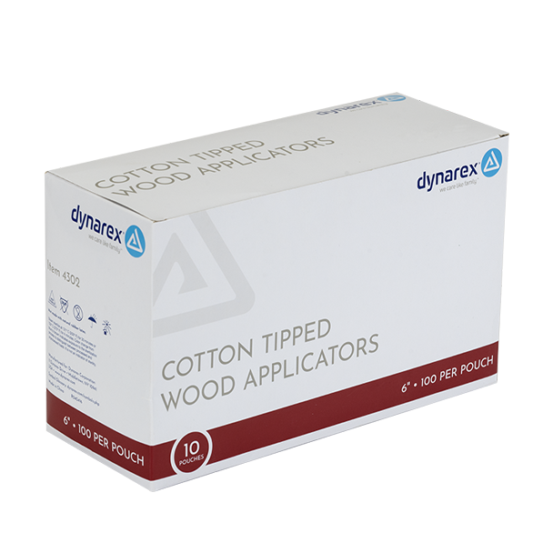 Cotton Tip Wood Applicators (6")