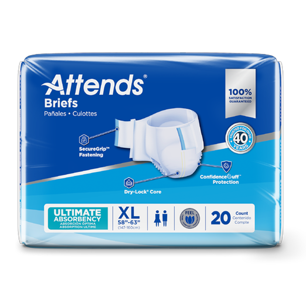 Attends DermaDry Complete Briefs