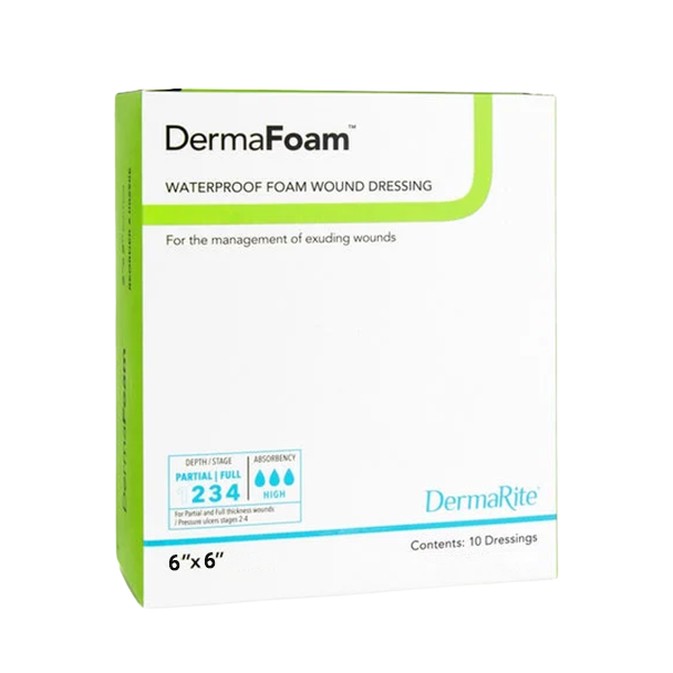 DermaFoam Waterproof Foam Dressing