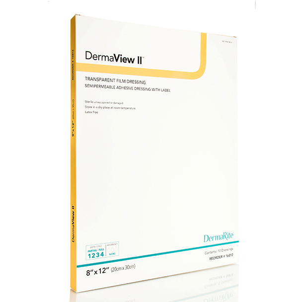 DermaView II Transparent Film Dressing