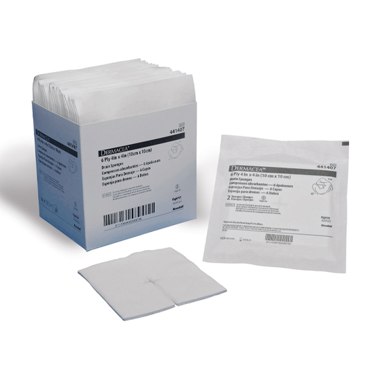 Dermacea Non-Woven Drain Sponges