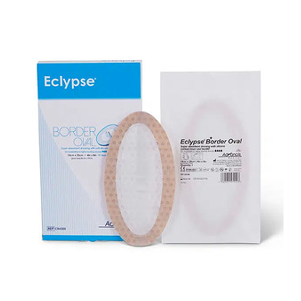 Eclypse Bordered Super Absorbent Dressing (Oval)
