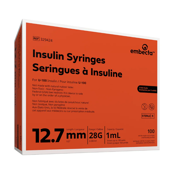 Micro-Fine Insulin Syringe (28G)