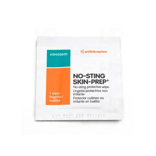NO-STING SKIN-PREP Protective Barrier Wipe