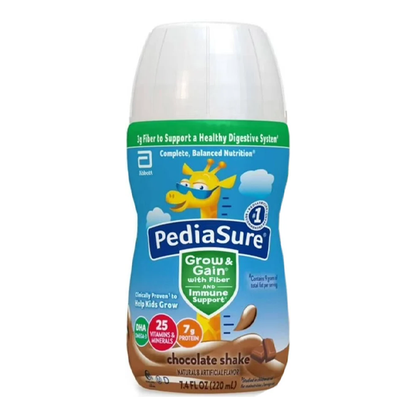 PediaSure Grow & Gain with Fiber Chocolate (7.4 fl oz)