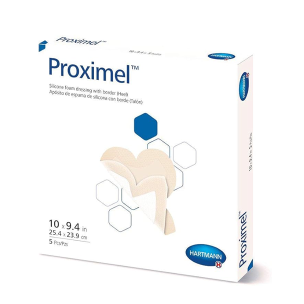 Proximel Silicone Bordered Foam Dressing (Heel)