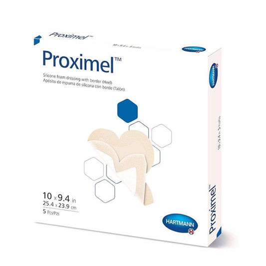 Proximel Silicone Bordered Foam Dressing (Heel)