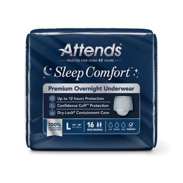 Attends Sleep Comfort Premium Overnight Underwear