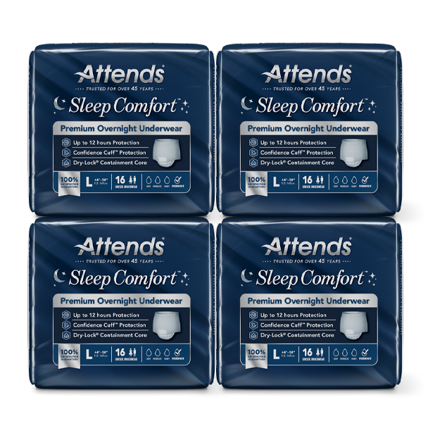 Attends Sleep Comfort Premium Overnight Underwear