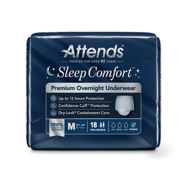 Attends Sleep Comfort Premium Overnight Underwear