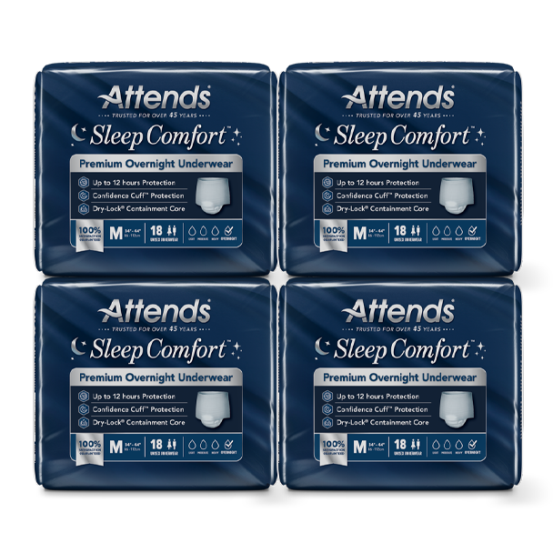 Attends Sleep Comfort Premium Overnight Underwear
