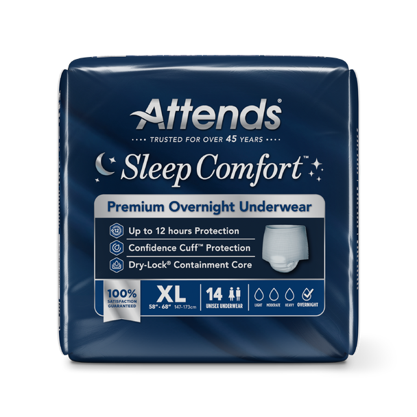 Attends Sleep Comfort Premium Overnight Underwear