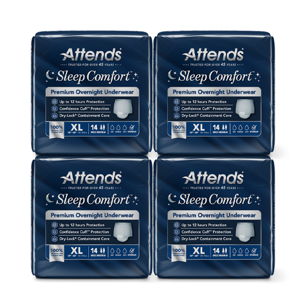 Attends Sleep Comfort Premium Overnight Underwear