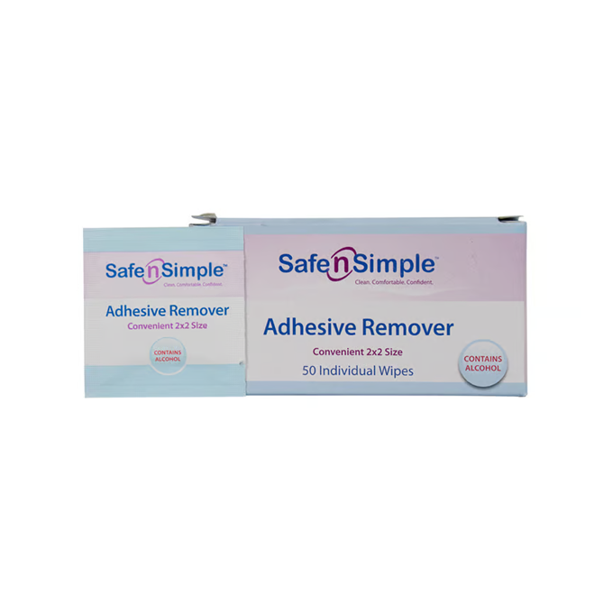Safe n Simple Adhesive Remover Wipe (50 ct)