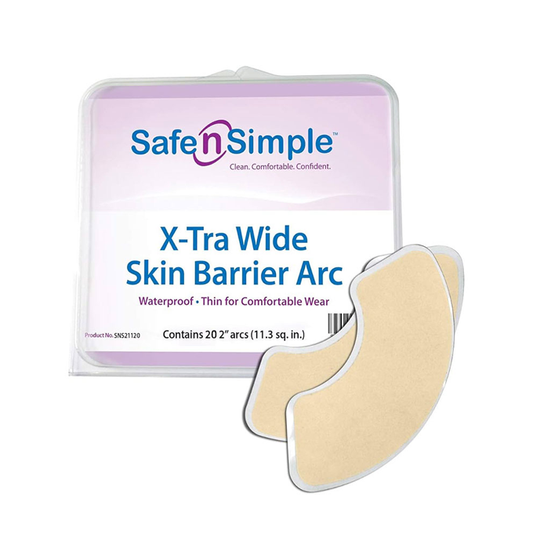 Safe N Simple Skin Barrier X-Tra Wide Crescent Arcs (20 ct)