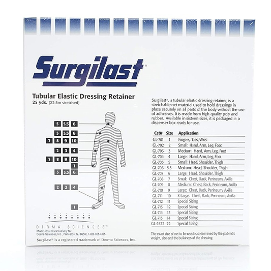 Surgilast Tubular Elastic Bandage Retainer (Size 1)