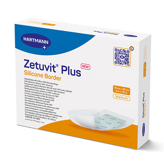 Zetuvit Plus Silicone Bordered Superabsorbent Dressing