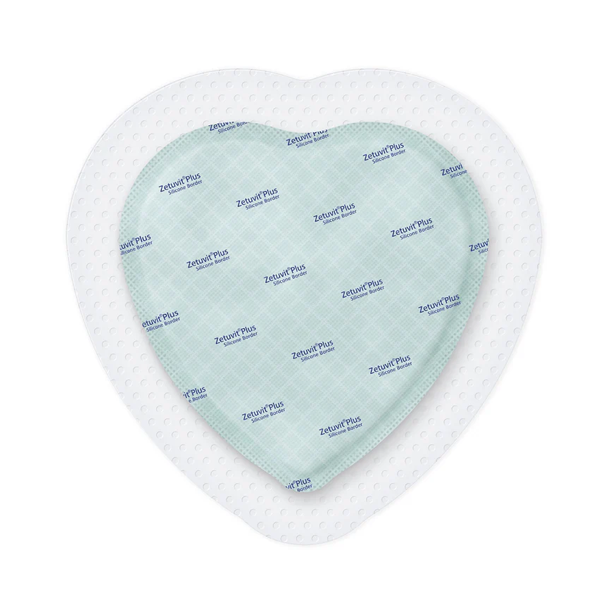 Zetuvit Plus Silicone Bordered Superabsorbent Dressing (Sacrum)