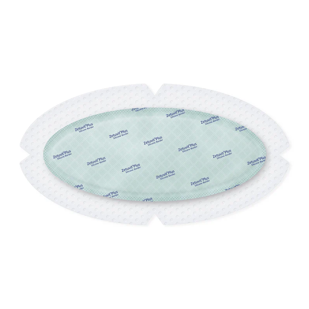 Zetuvit Plus Silicone Bordered Superabsorbent Dressing (Oval)