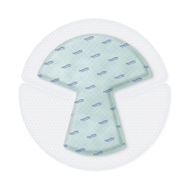 Zetuvit Plus Silicone Bordered Superabsorbent Dressing (Heel)