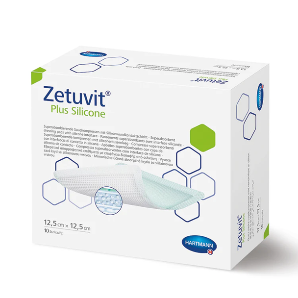 Zetuvit Plus Silicone Superabsorbent Dressing